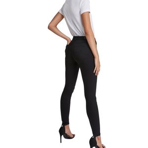 Ag Adriano goldschmied legging ankle super skinny ankle black 28 pants